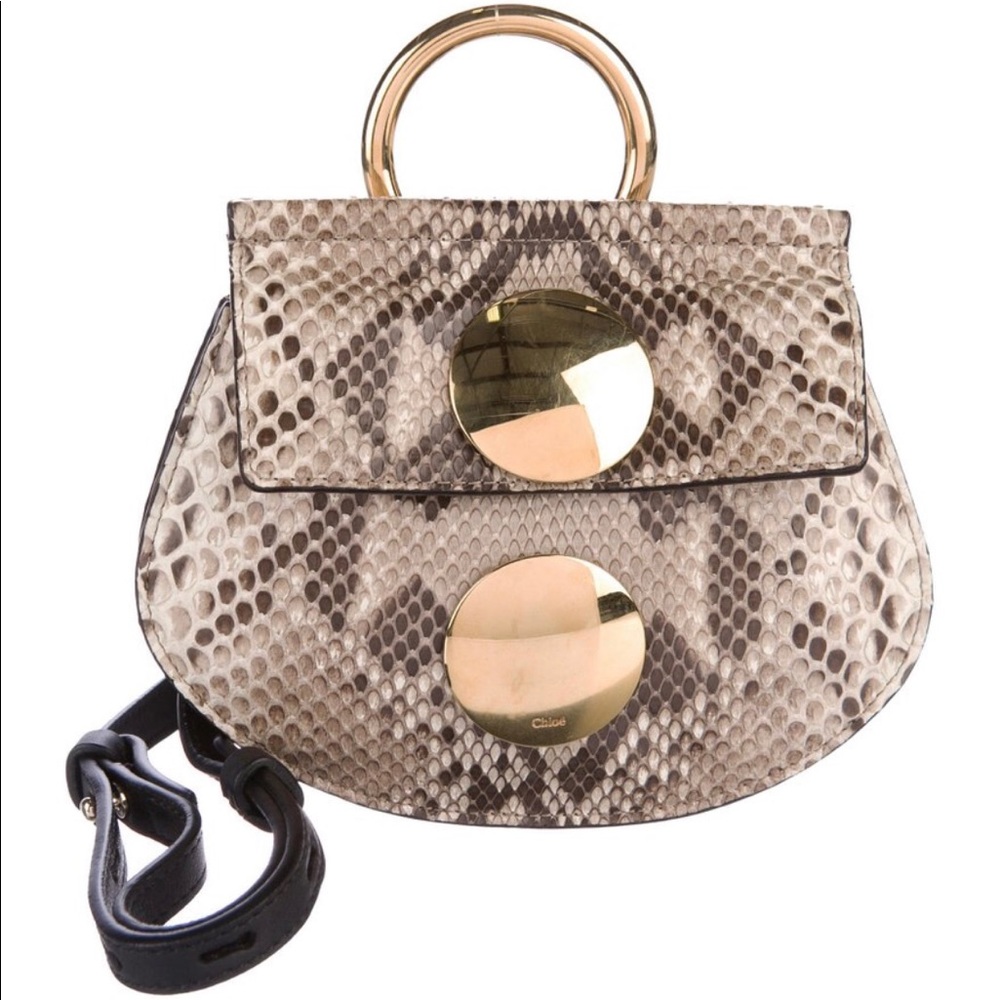 Chloe Python Mini Faye Bag